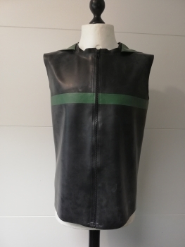 Latex Basic - Weste mit Kapuze